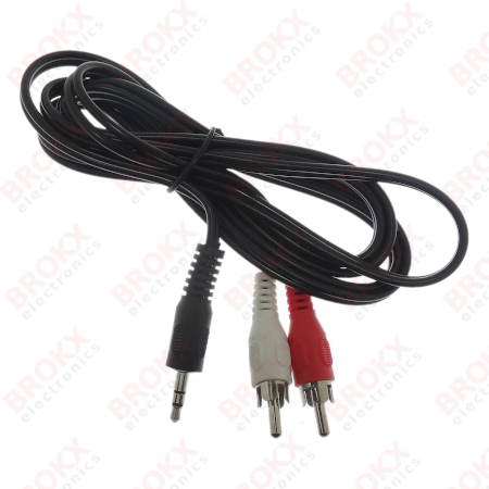 3,5 mm Jack - Tulp kabel(stereo) 1,5 m