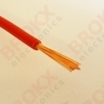 Flexibele draad 1,5 mm² H07 V-K Rood