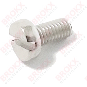 M3 x 6 Metal screw slotted stainless steel