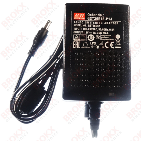 Power supply 12 VDC 3 A