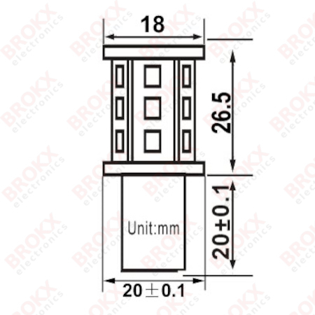 BAY15d 10-35 VDC 2,4W(25W)