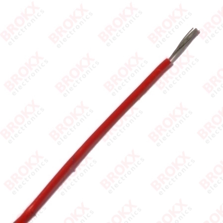 Mounting wire 0,14 mm² (Flexible) Red